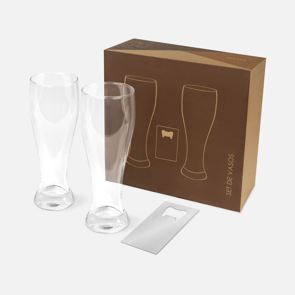 CC2751 - SET DE VASOS PARA CERVEZA MALTIS